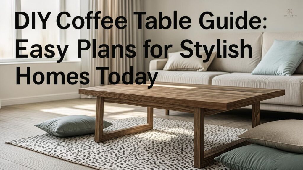 DIY Coffee Table Guide: Easy Plans for Stylish Homes Today