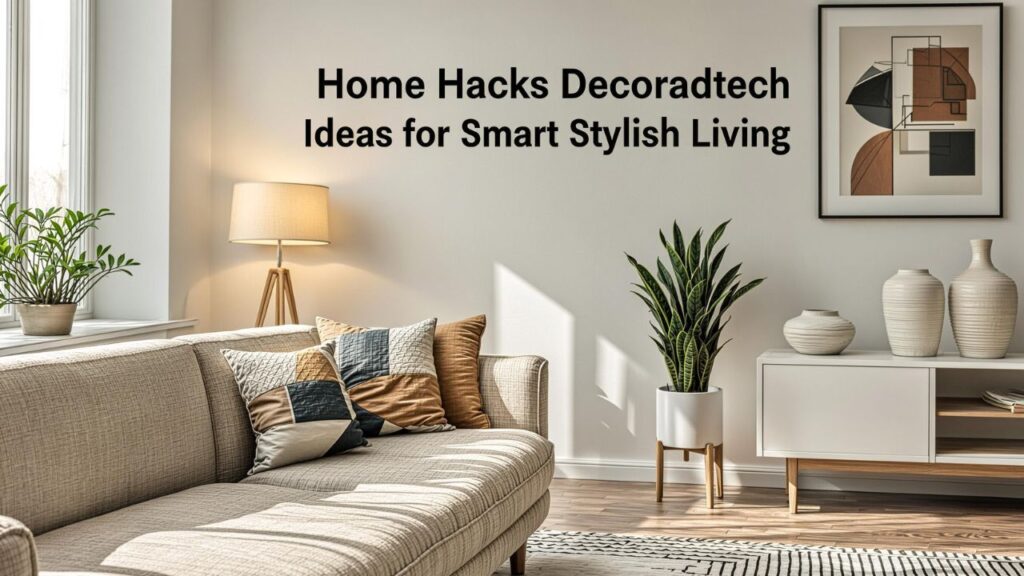 Home Hacks Decoradtech Ideas for Smart Stylish Living