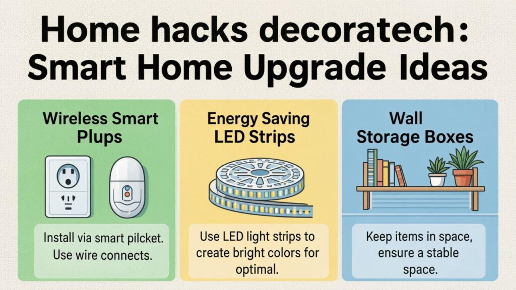 Home hacks decoradtech: Smart Home Upgrade Ideas