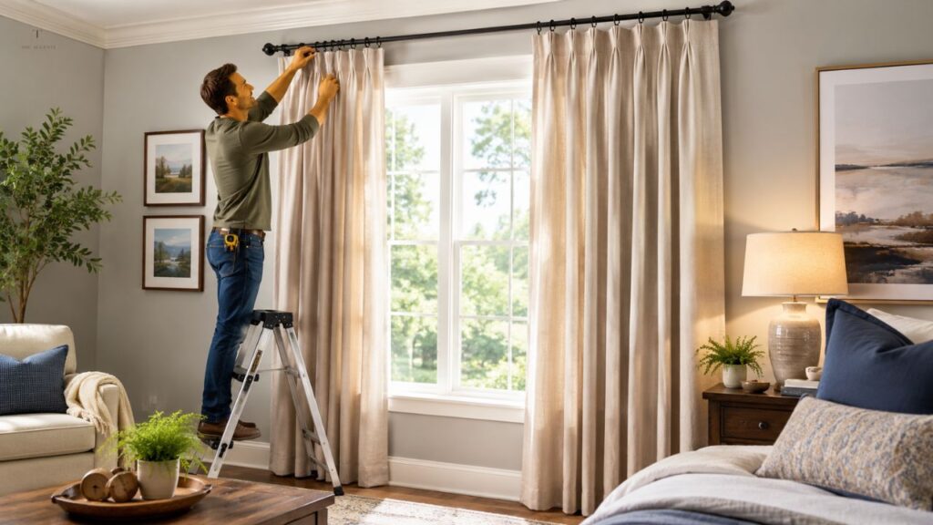How to Hang Curtains Like a Pro in Any Room