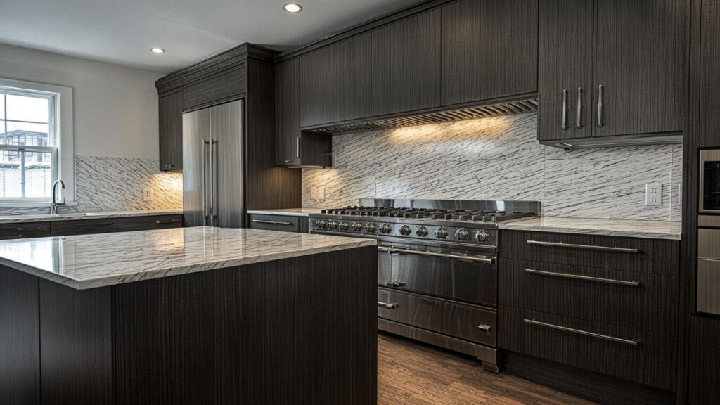Kitchen With Stainless Steel Appliances: Modern Design Ideas
