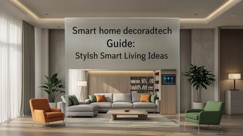 Smart home decoradtech Guide: Stylish Smart Living Ideas