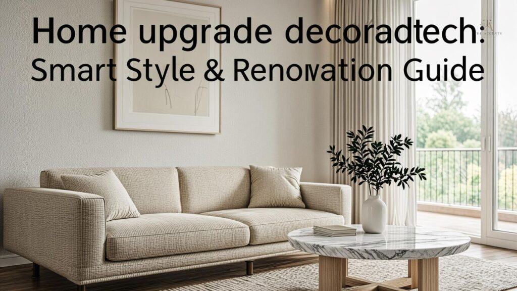 Home upgrade decoradtech: Smart Style & Renovation Guide