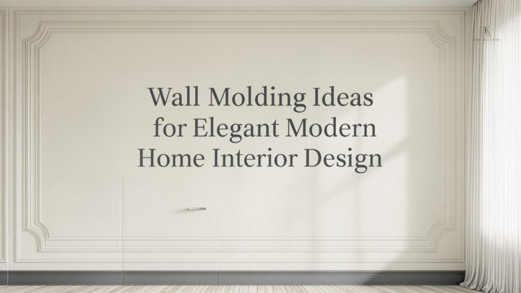 Wall Molding Ideas for Elegant Modern Home Interior Design