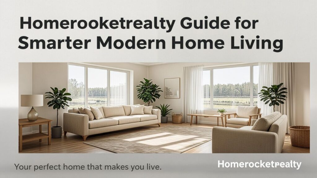 Homerocketrealty Guide for Smarter Modern Home Living