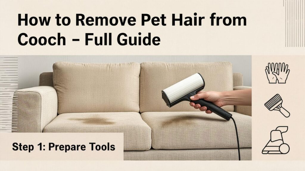 How to Remove Pet Hair from Couch – Full Guide