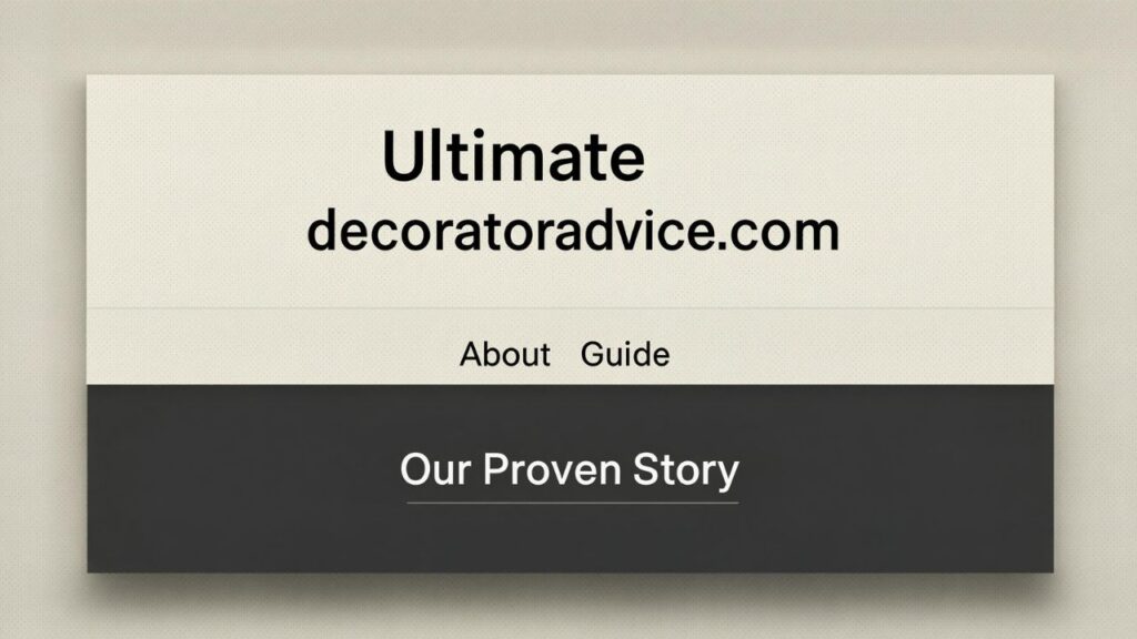 Ultimate decoratoradvice .com About Guide: Our Proven Story