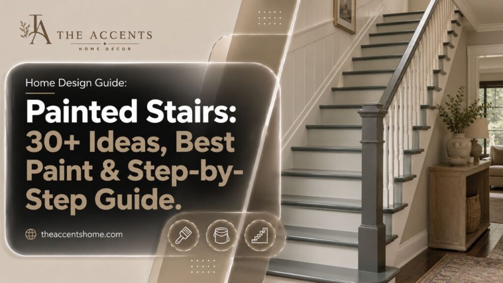 Painted Stairs: 30+ Ideas, Best Paint & Step-by-Step Guide